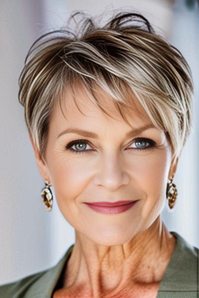 39 Trendiest Pixie Haircuts For Women Over 50