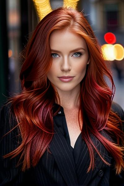 36 Creative Ways to Style Red Hair with Highlights