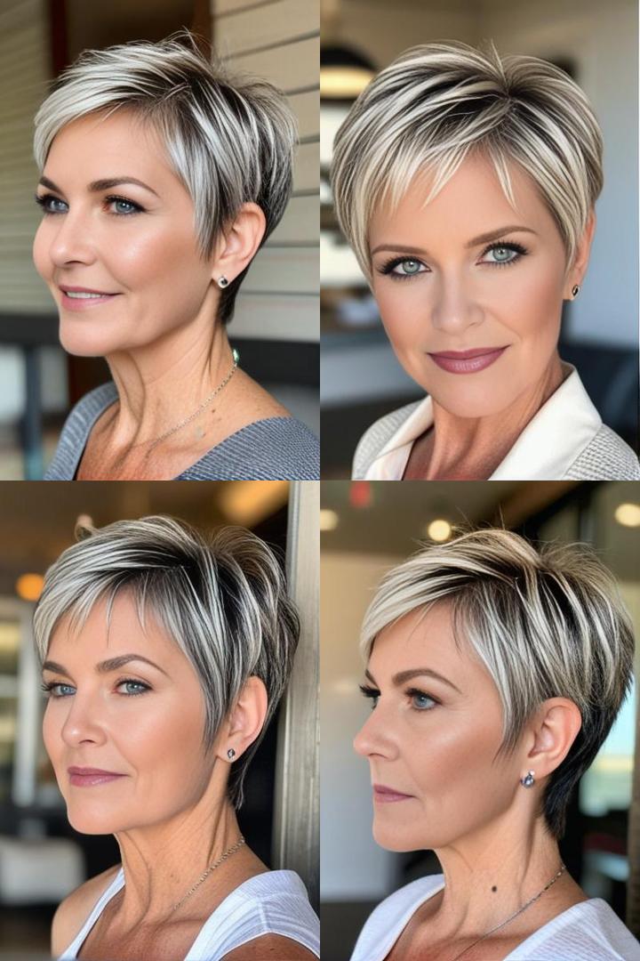 Edgy Wedge Cut Pixie Hairstyle