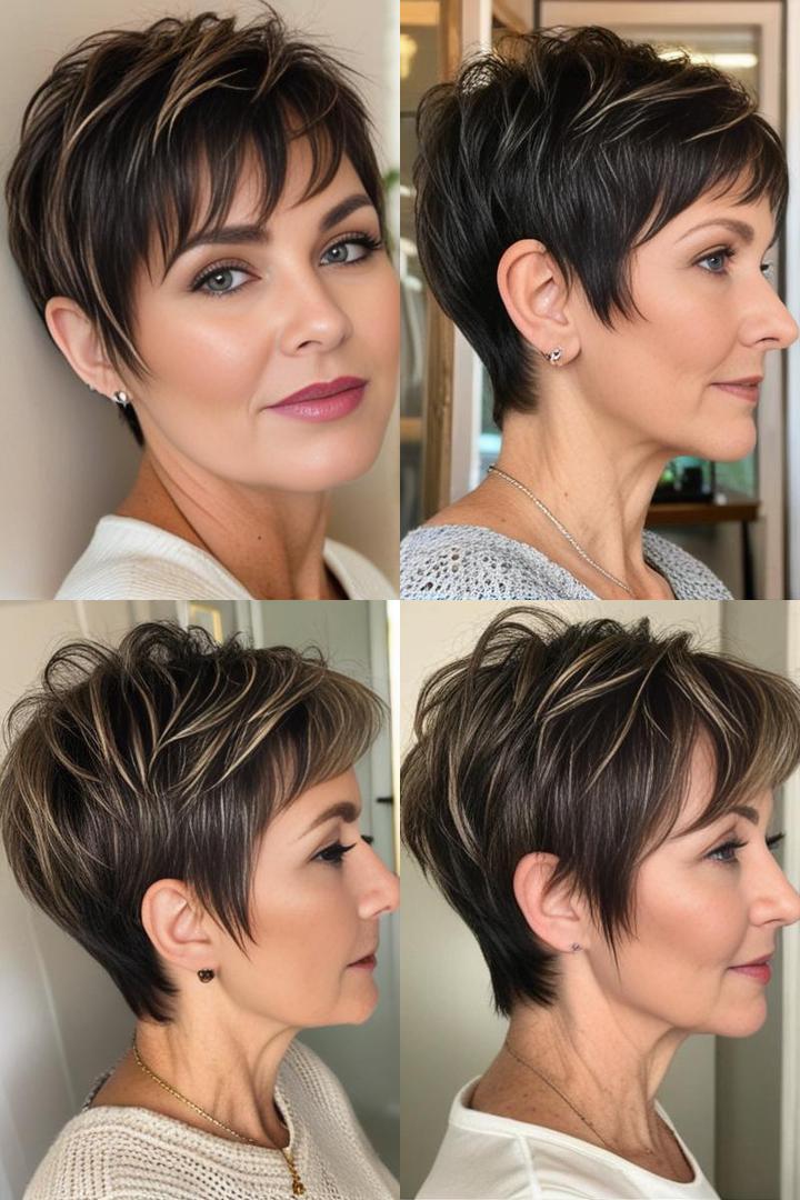 Edgy Wedge Pixie Cut