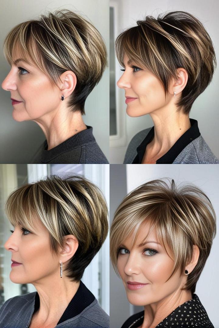 Modern Straight Layered Wedge Haircut