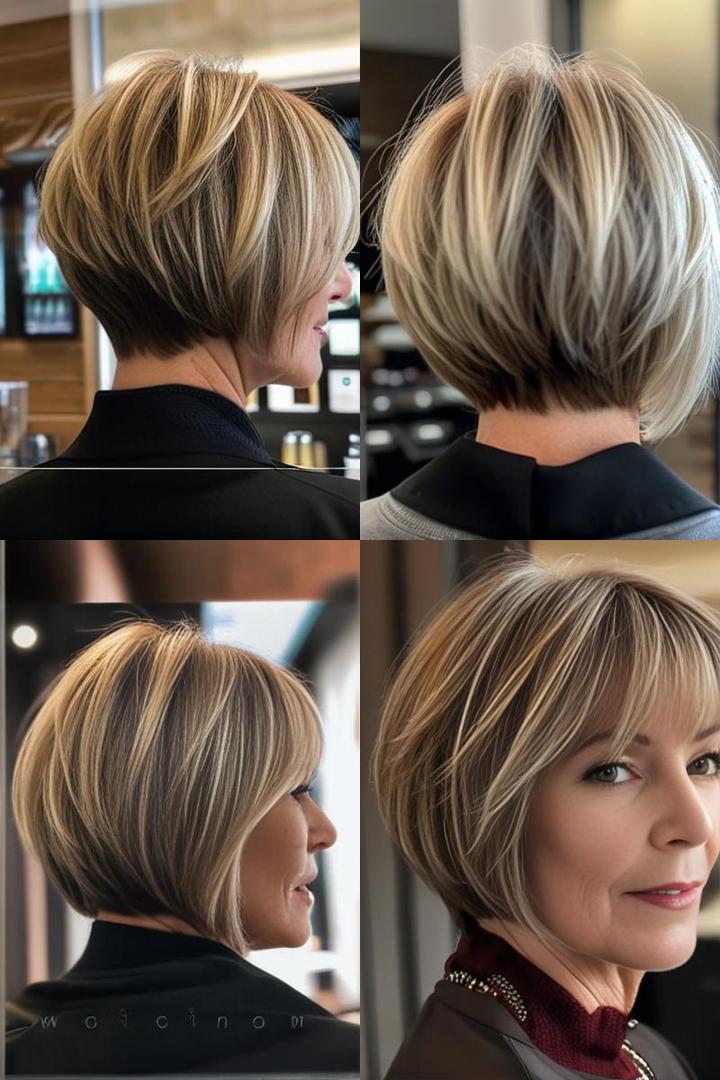 Sassy Wedge Bob Hairstyle