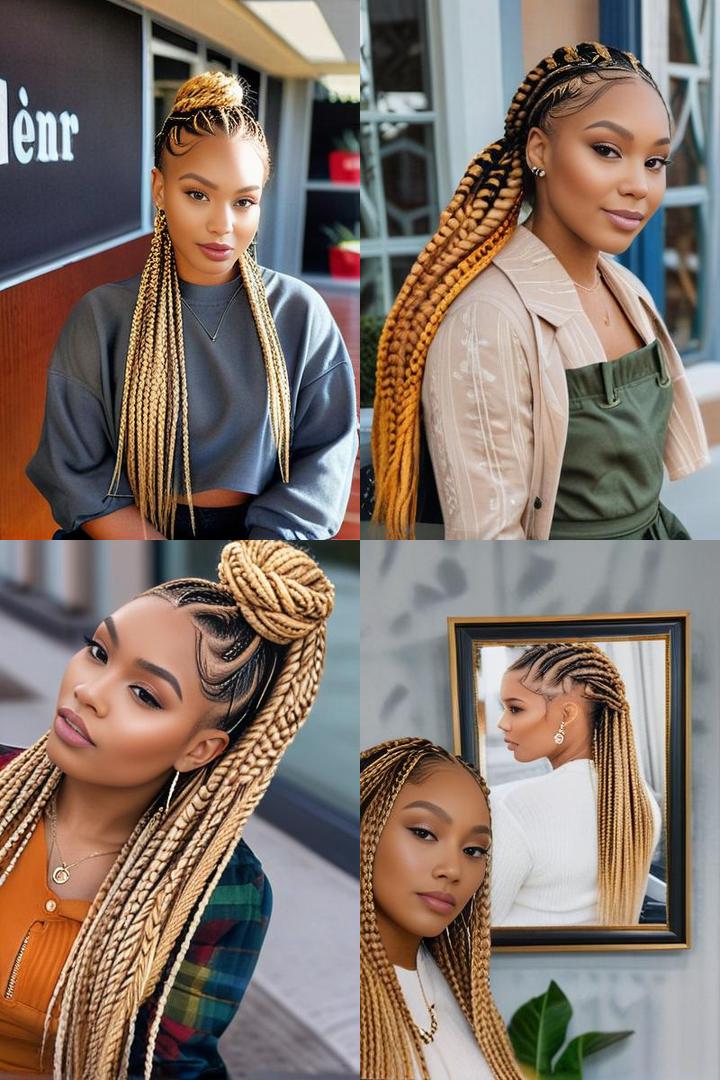 Honey Blonde Box Braids Hairstyle Ideas