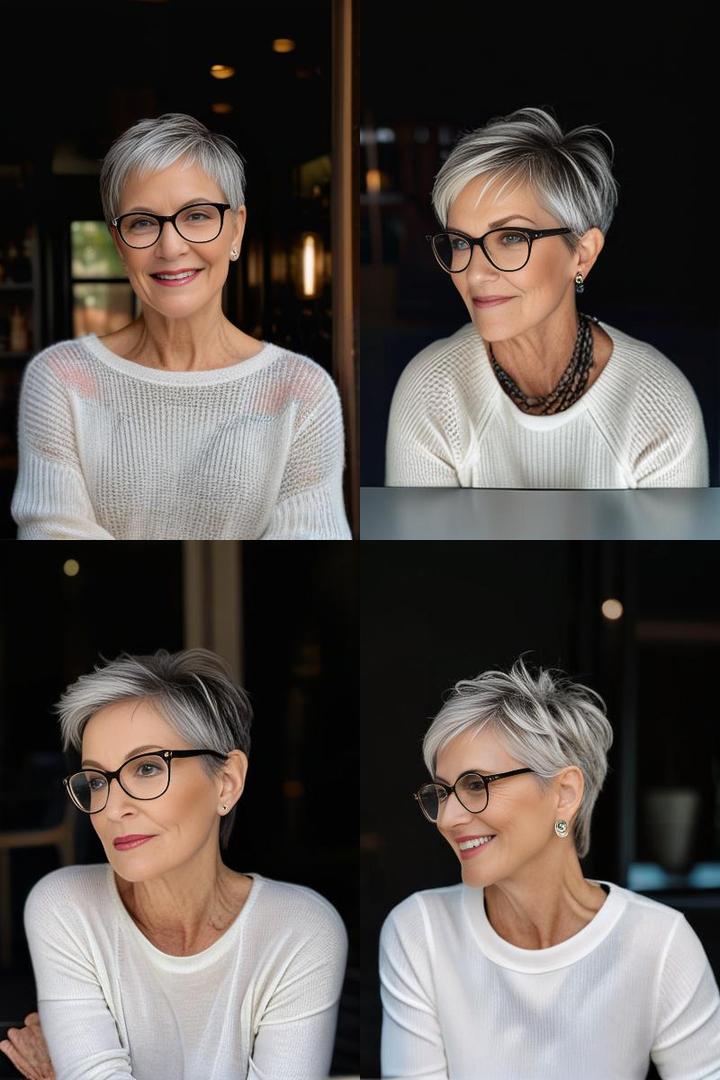 Chic Thin Pixie For Women Over 50