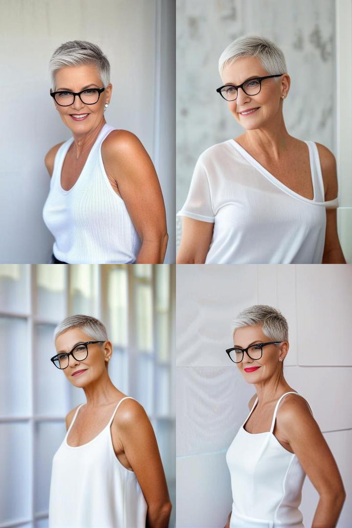 Stylish Buzz Cuts For Women Over 50