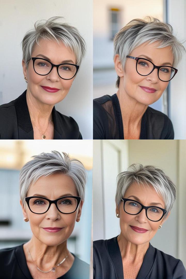 Stylish Pixie Cut For Women Over 60