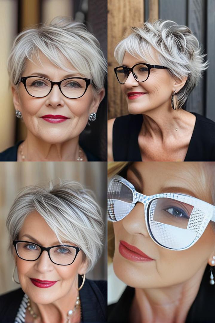 Stylish Tips For Women Over 50 With Glasses