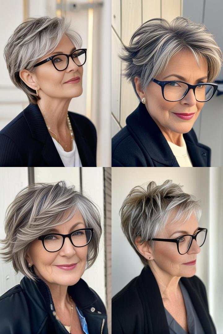 Stylish Wash And Wear Haircut For Over 50