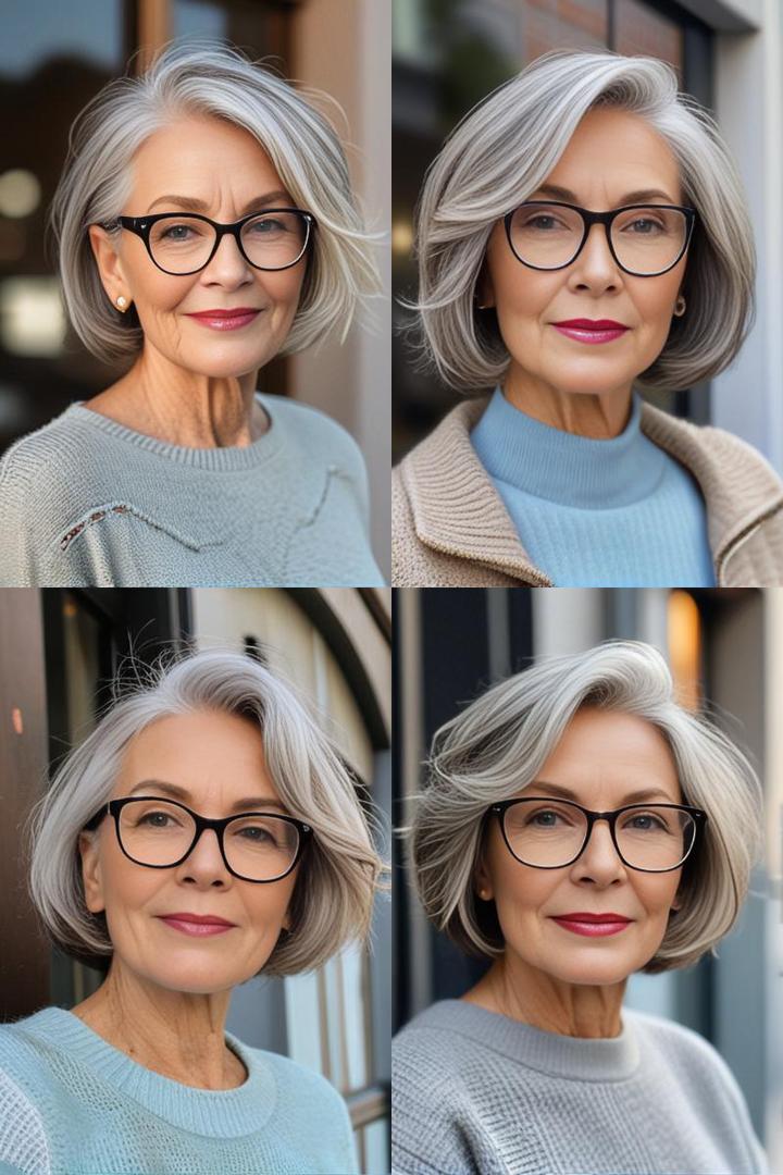 Textured Bob For Women Over 50