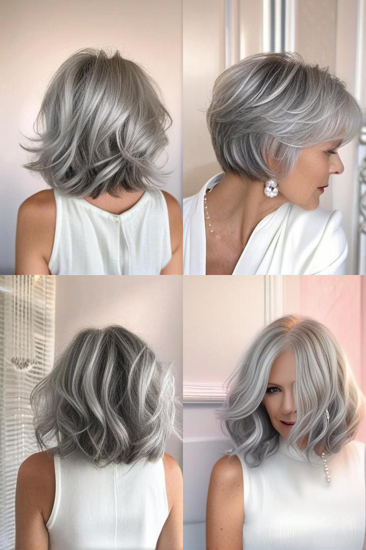 Stylish Pearl Gray For Older Women