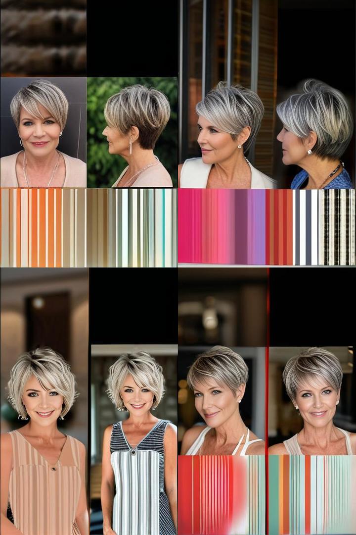 Chic Pixie Bob With Long Side Bangs