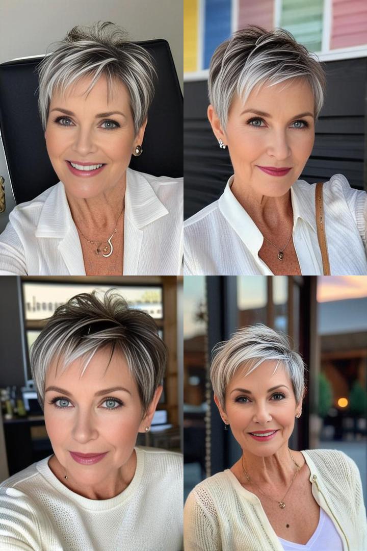 Chic Pixie For Women Over 50