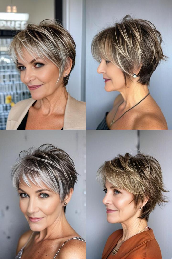 Feathered Pixie Bob For Women Over 50