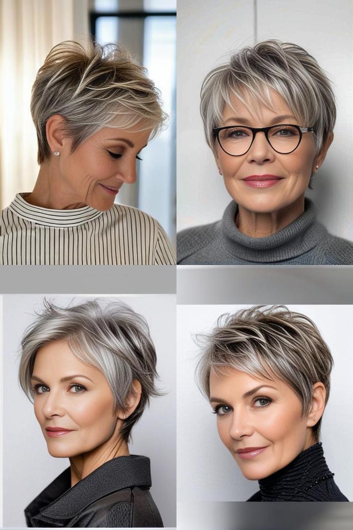 Long Pixie For Women Over 50