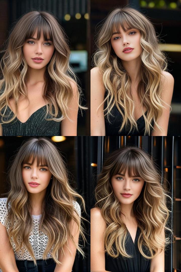 Gorgeous Wavy Hair With Bangs