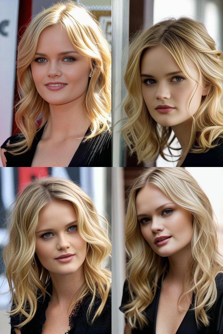 Trendy Sara Paxton Wavy Shag Look