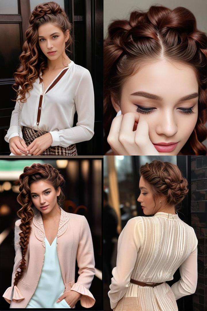 Mahogany Brown Locks Dreamy Curly Braid