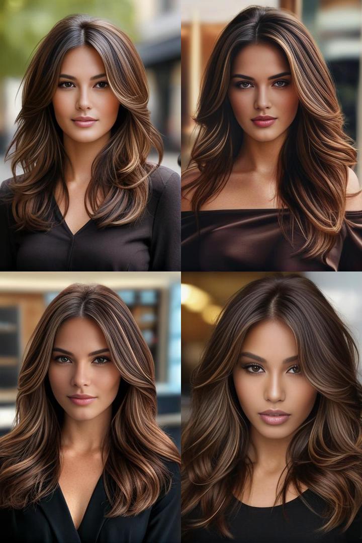 Rich Chocolate Layers With Caramel Highlights