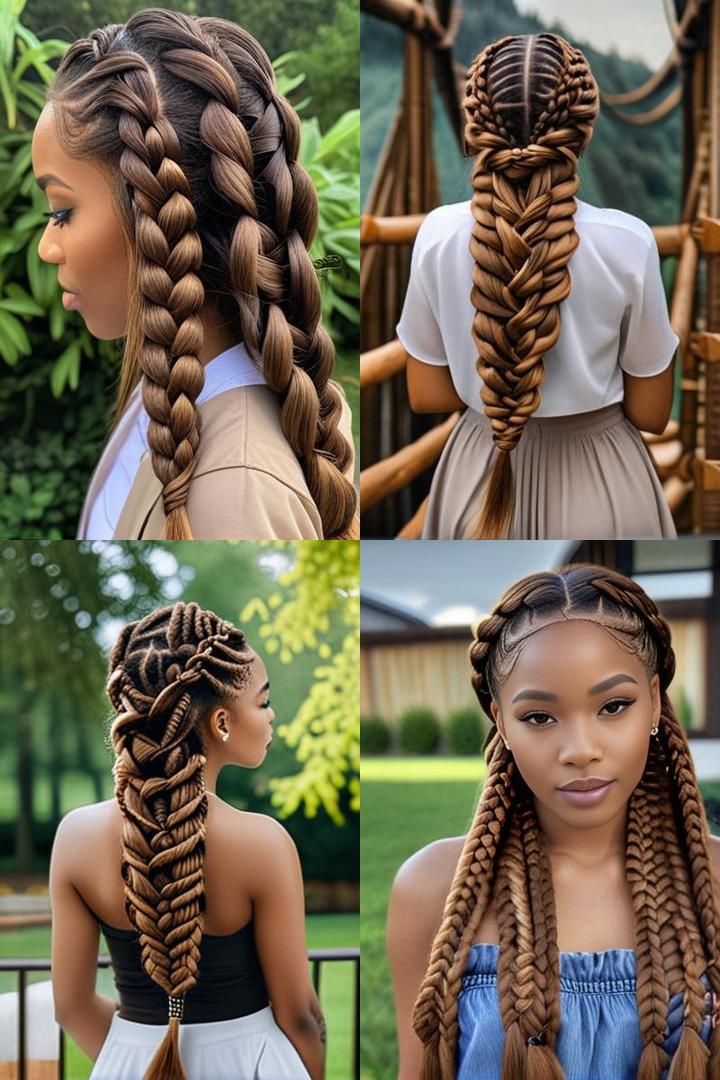 Stunning Long Light Brown Jumbo Braids