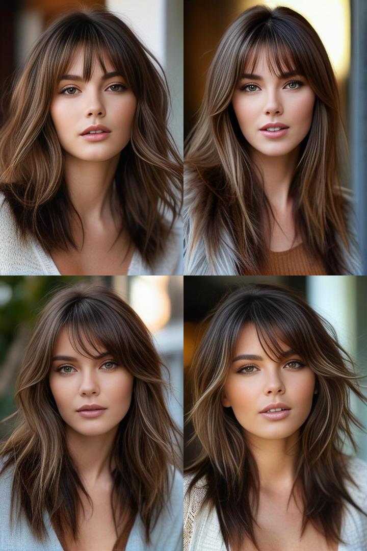 Trendy Long Brown Shag