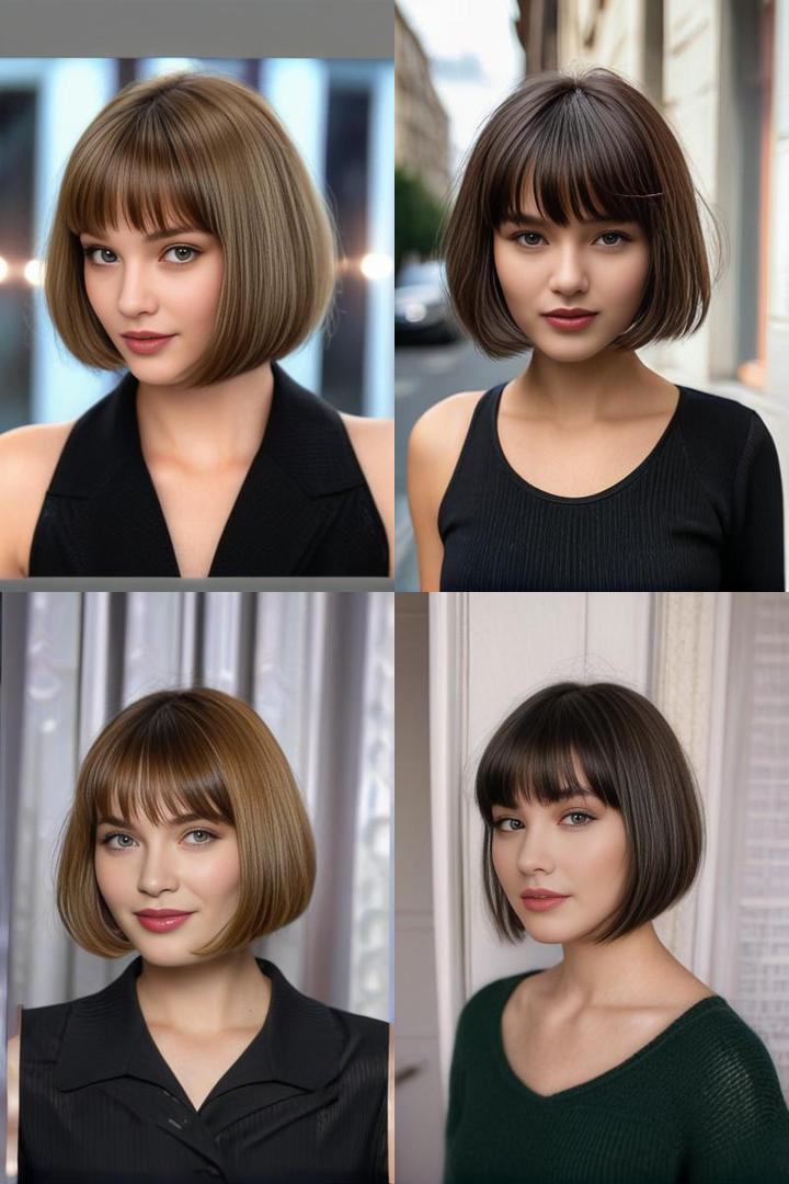 Chic Bob with Bangs