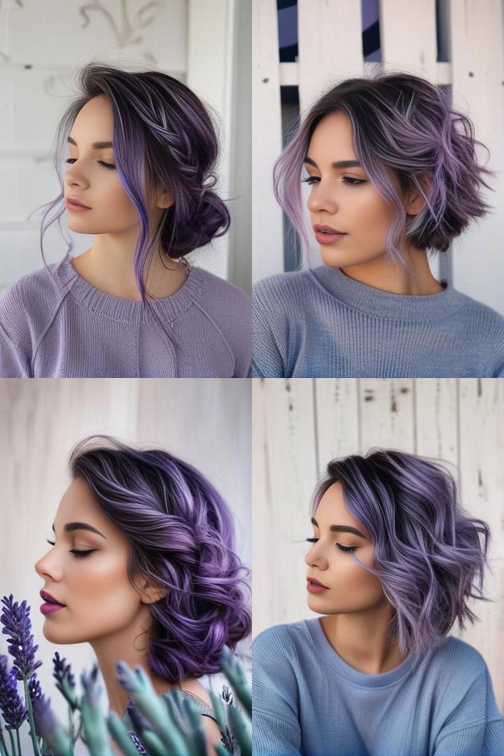 Chic Lavender Strands