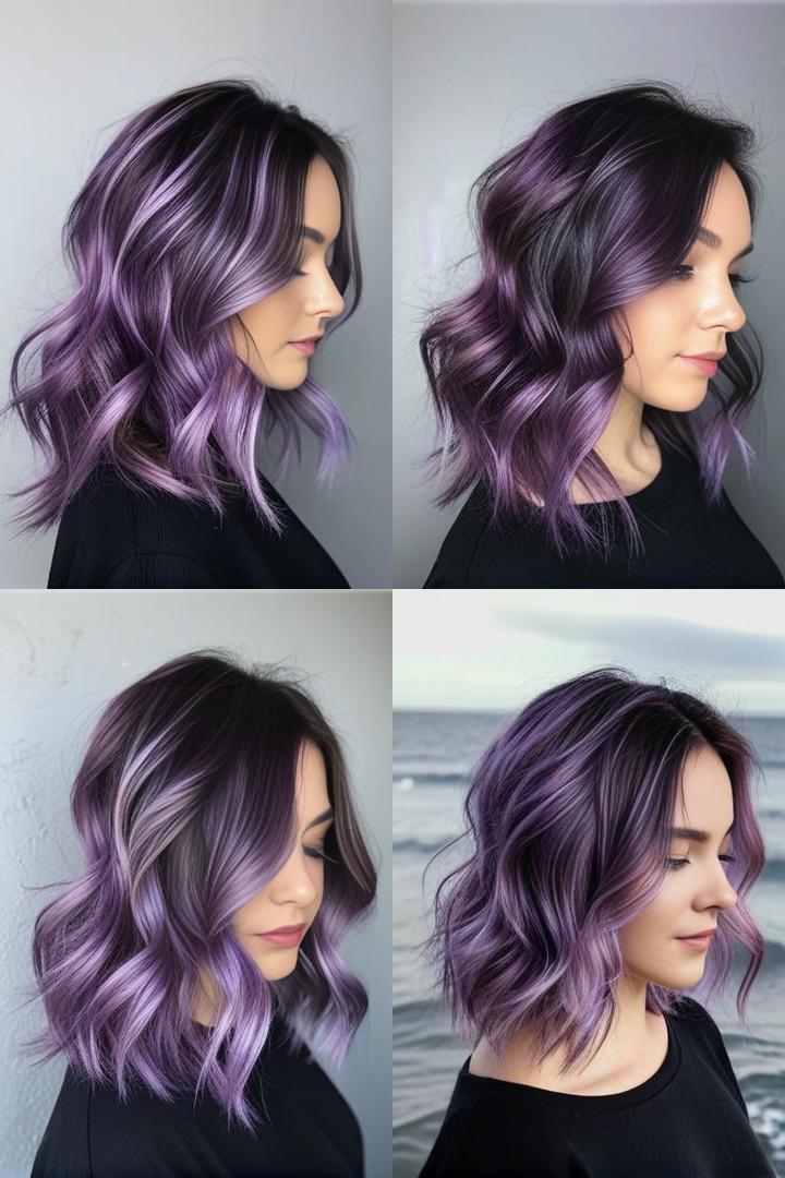 Soft Waves With Subtle Purple Highlights