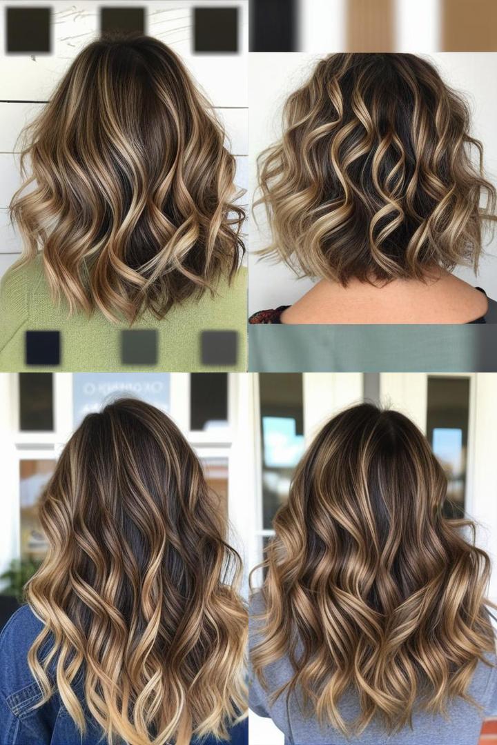 Curly Hair Balayage Highlights Dirty Blonde Upgrade