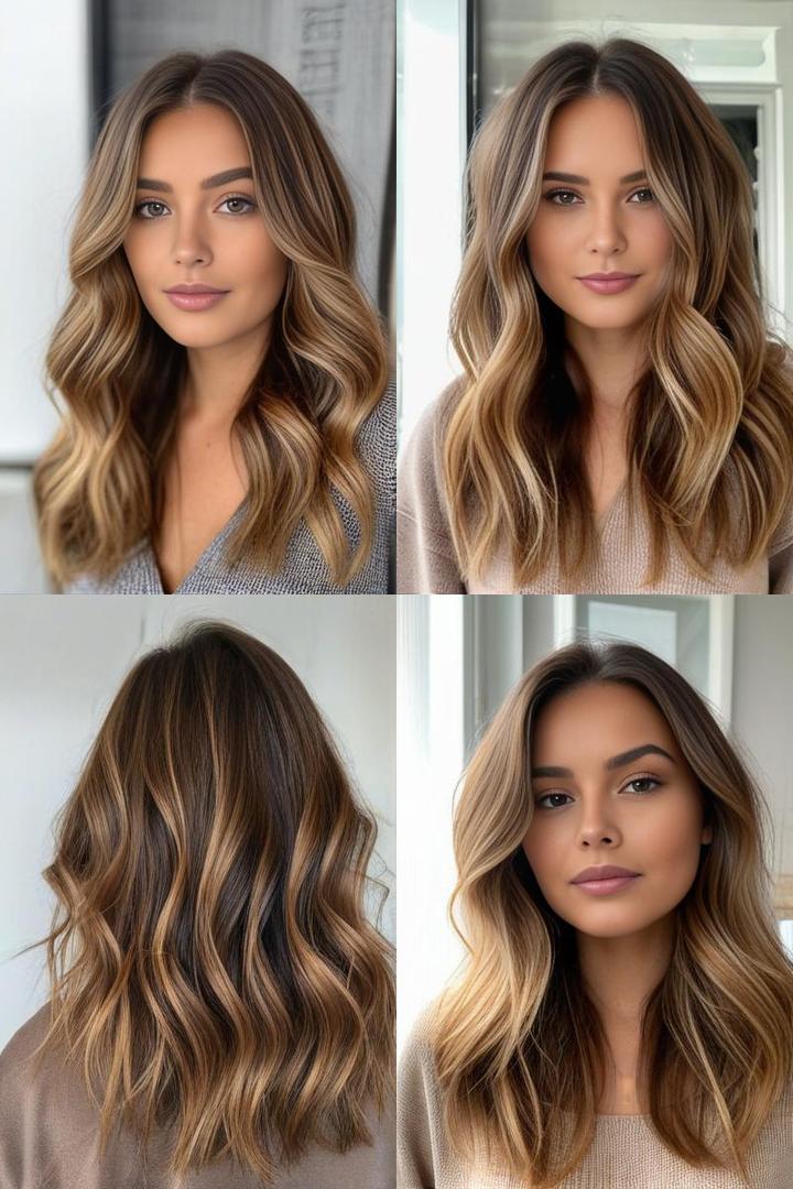 Light Chestnut Honey Balayage Transformation