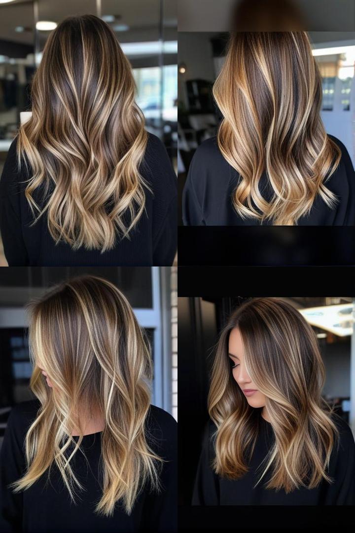 Stunning Chunky Light Balayage Highlights