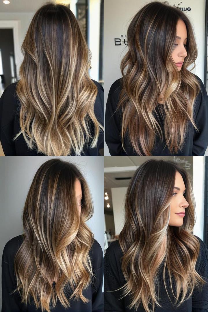 Stunning Long Layers With Balayage