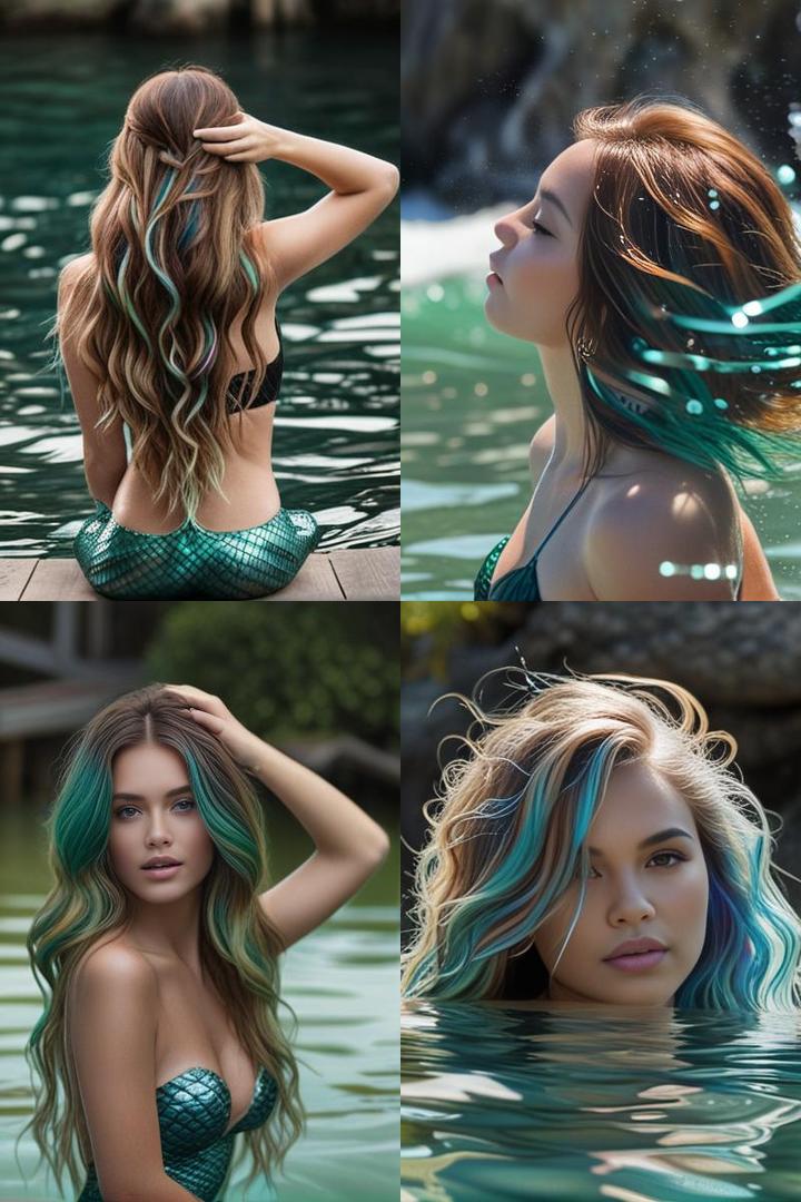 Mermaid Peekaboo Hair