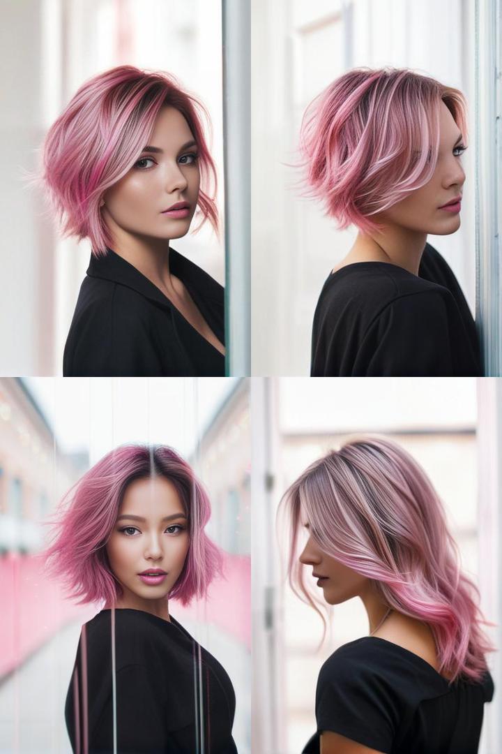 Pink Peekaboo Highlights