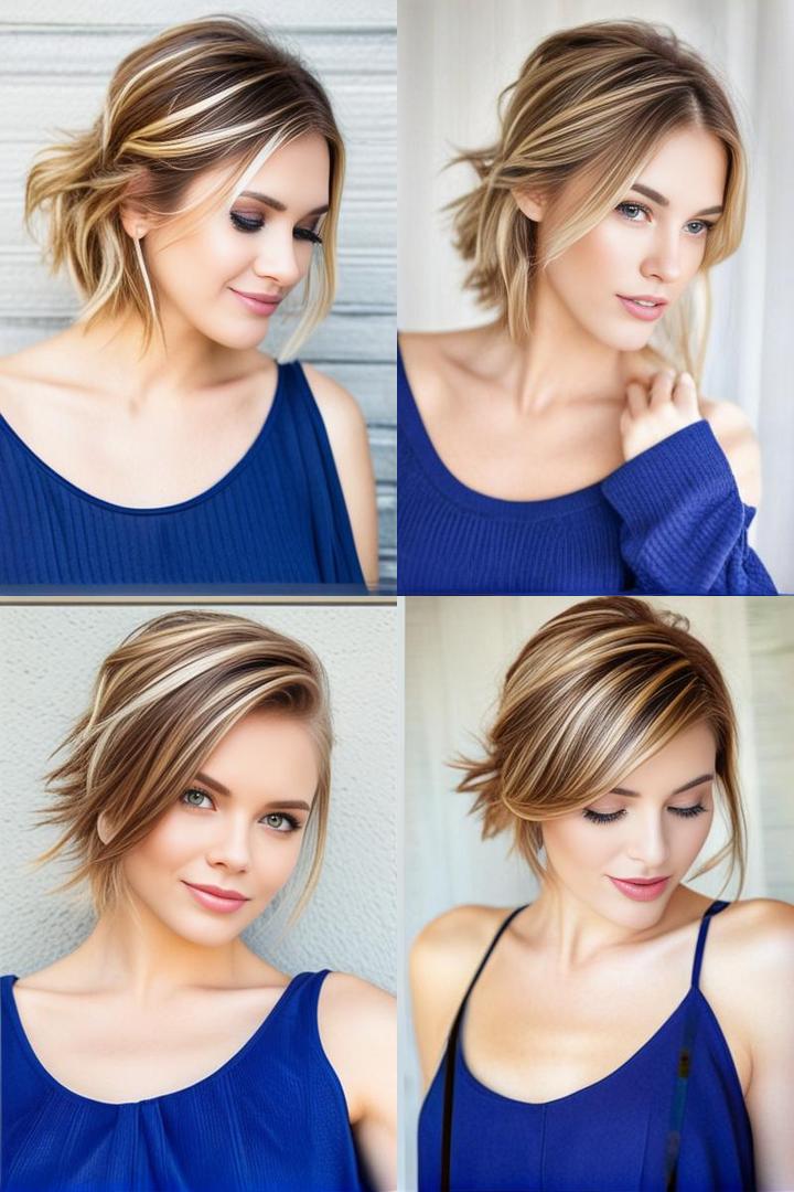 Trendy Brown Highlights For Blonde Hair