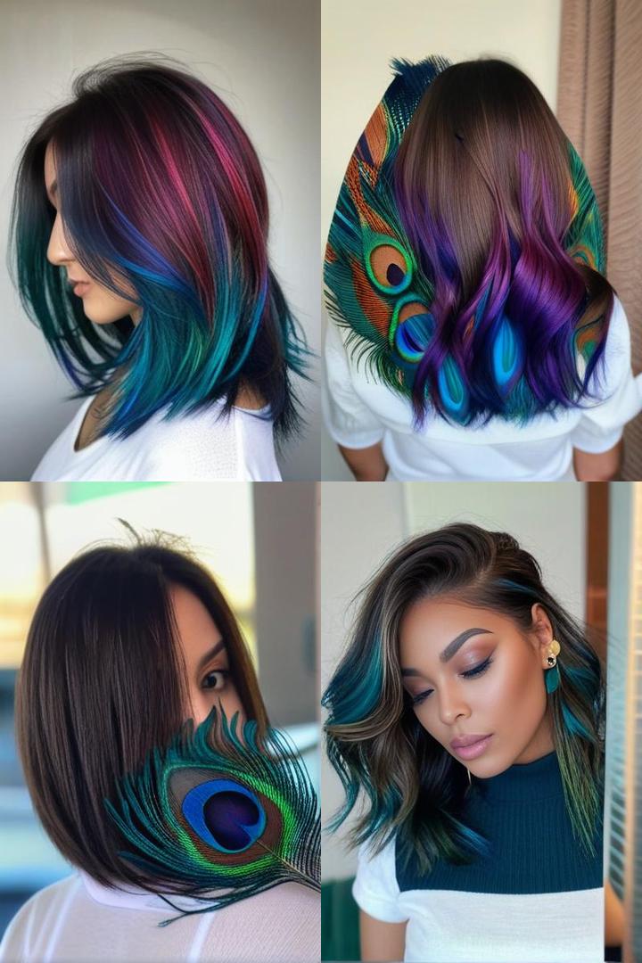 Vibrant Peacock Highlights