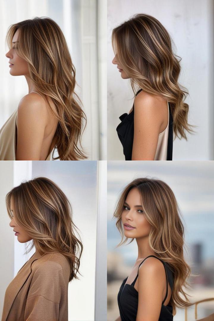 Chic Light Caramel Highlights