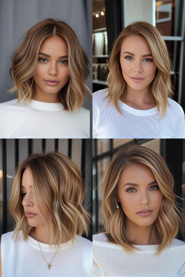 Cinnamon Blonde With Caramel Highlight Inspiration