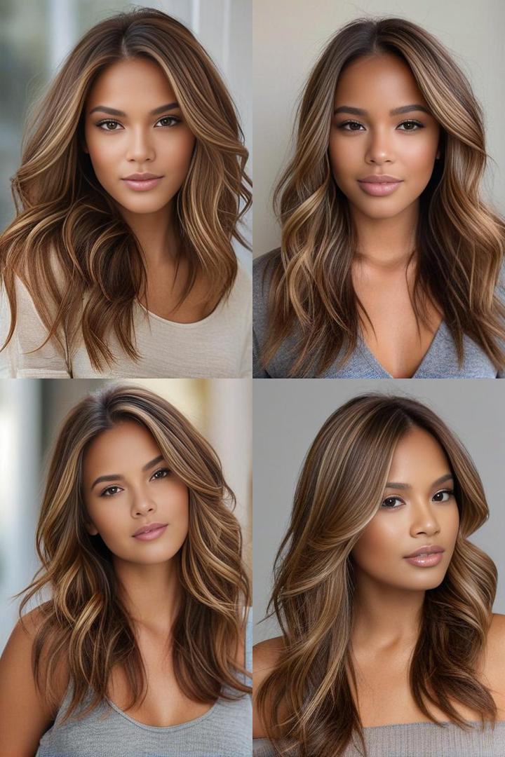 Honey Brown Caramel Highlights