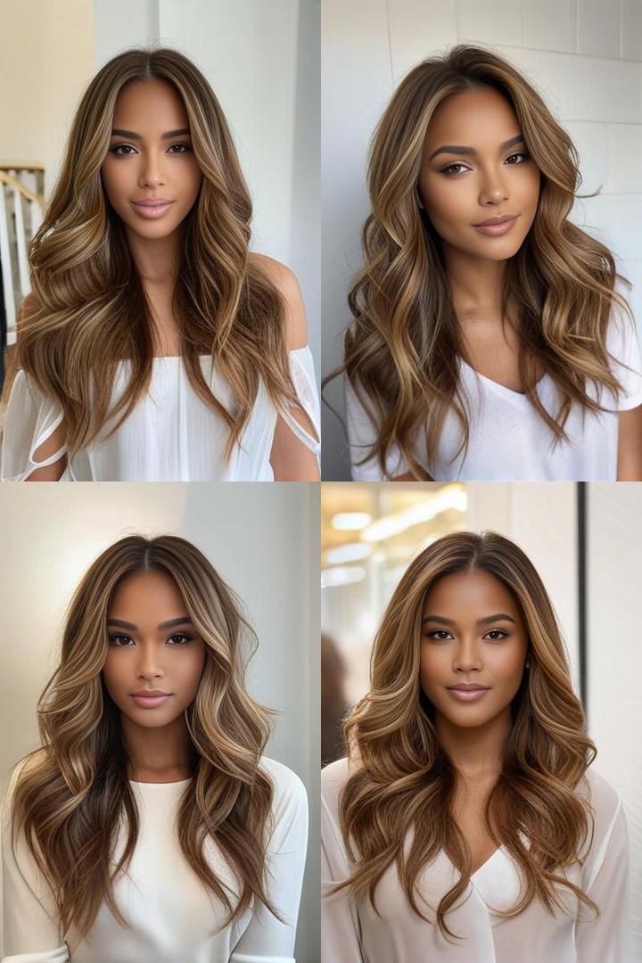 Light Caramel Highlights For A Fresh Twist