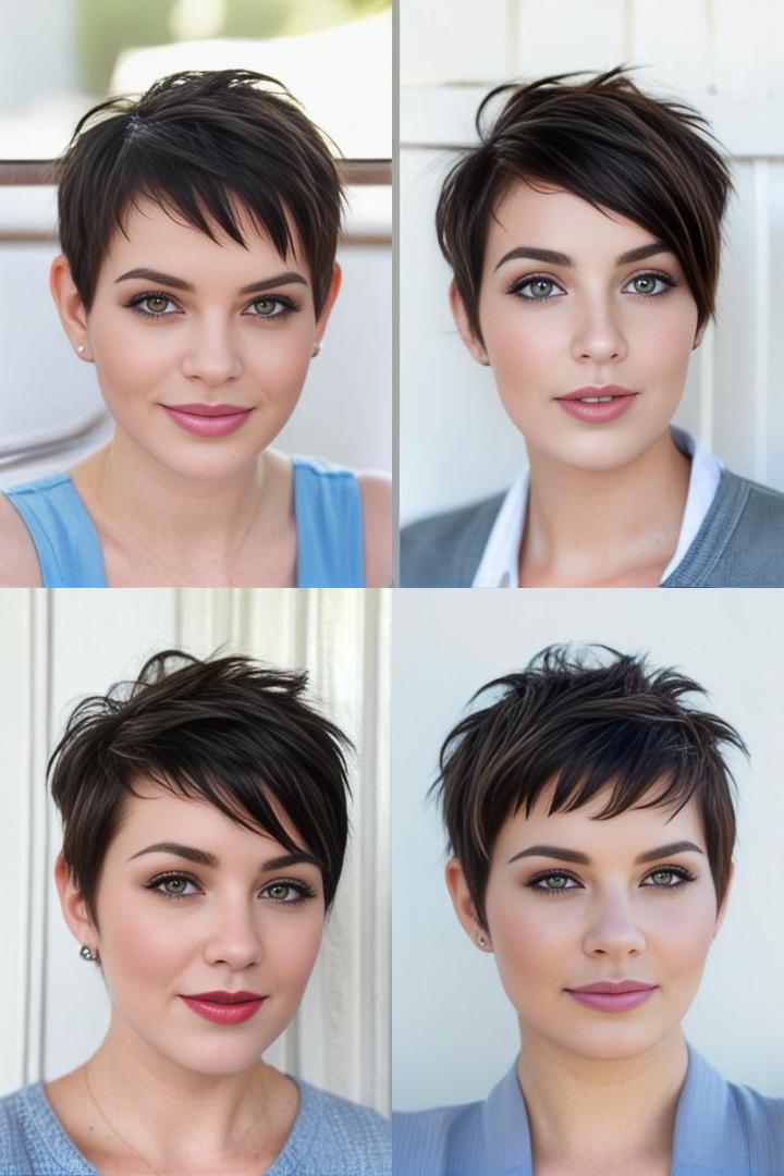 Trendy Pixie Look For Round Faces