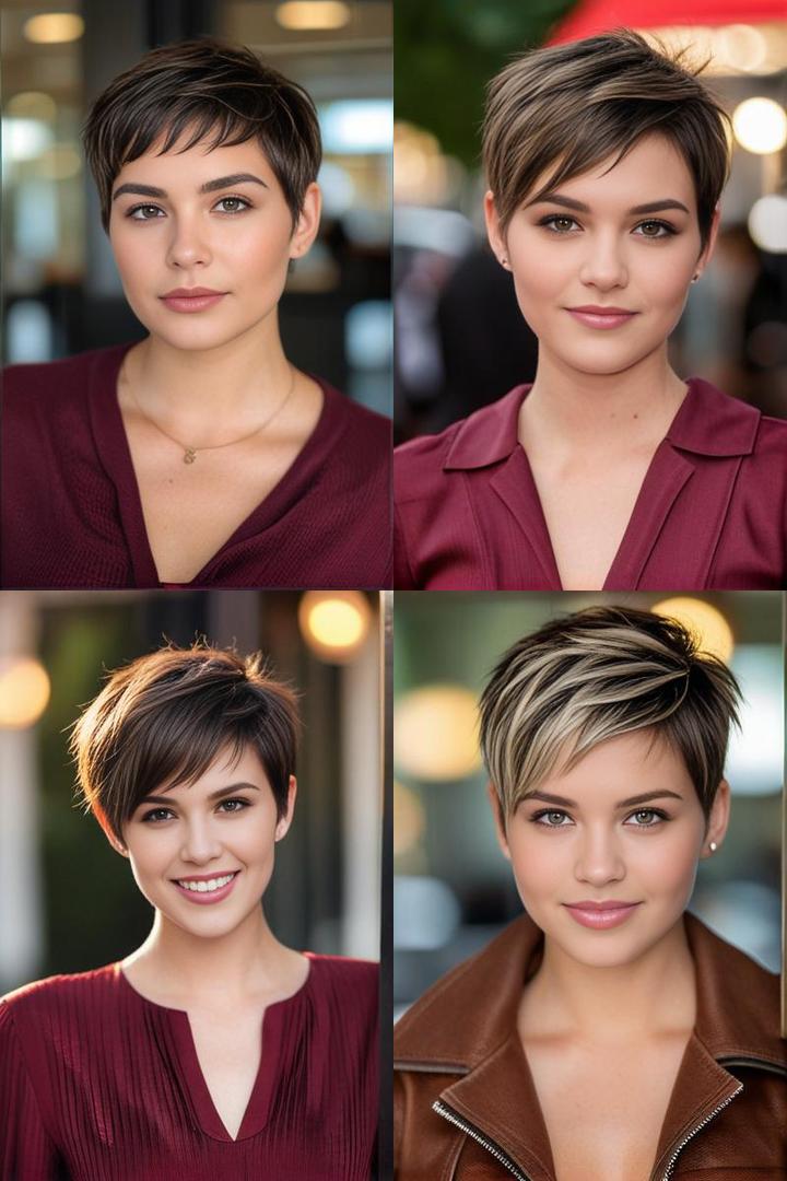 Voluminous Pixie Cut With Choppy Layers