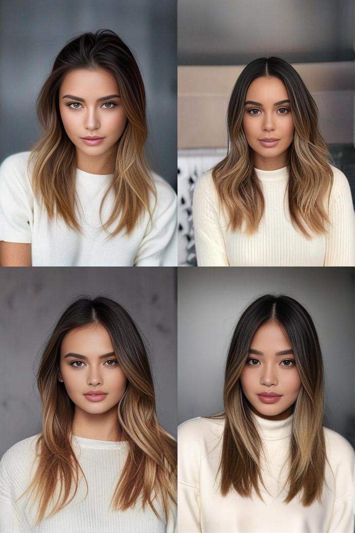 Effortless Ombre For Square Faces