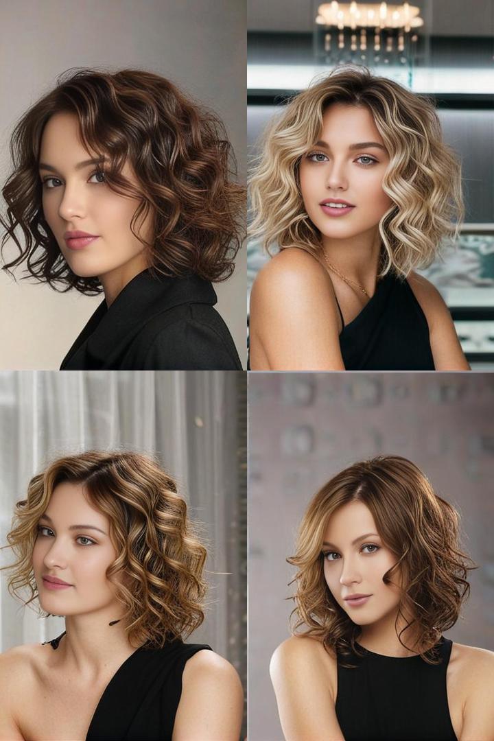 Chic Medium Length For Thin Curly Hair