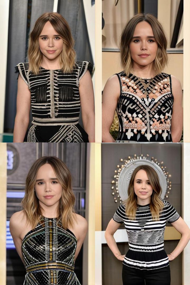 Ellen Page Medium Thin Haircut For Wavy Blondes