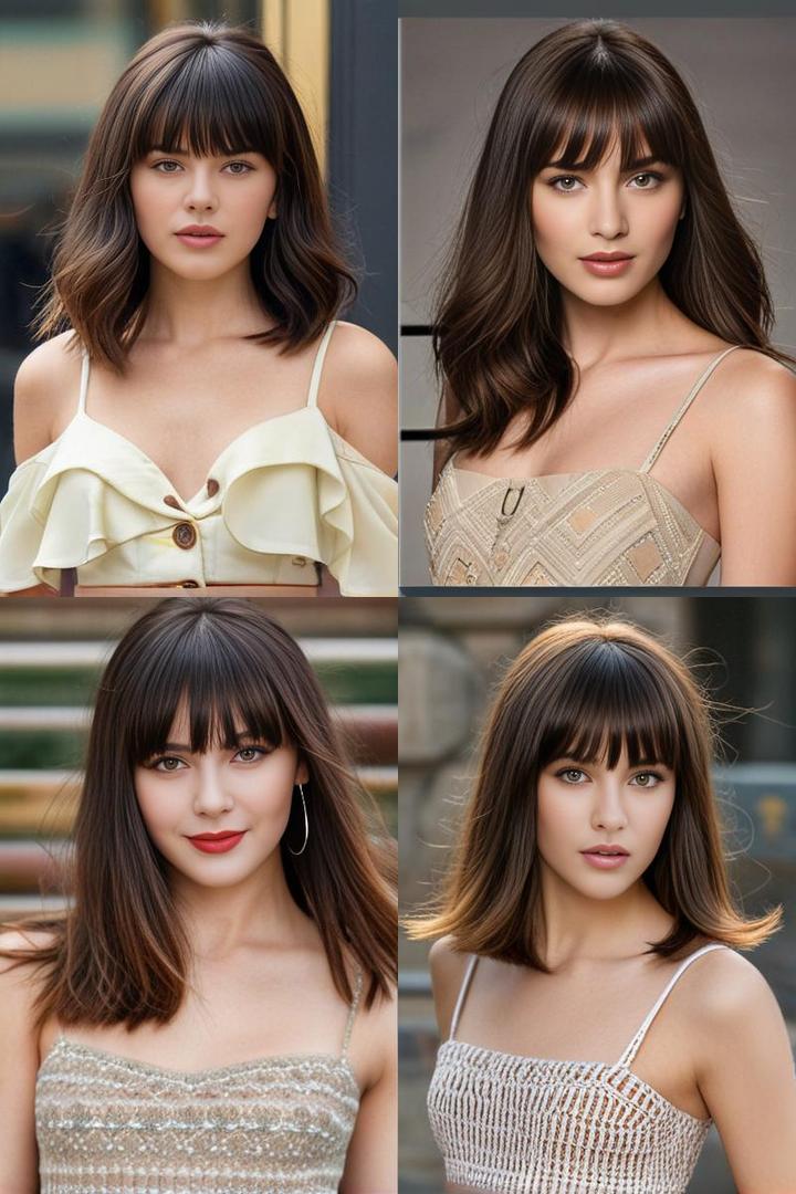 Oval Face Bangs Stylish Full Bangs for Your Face Shape