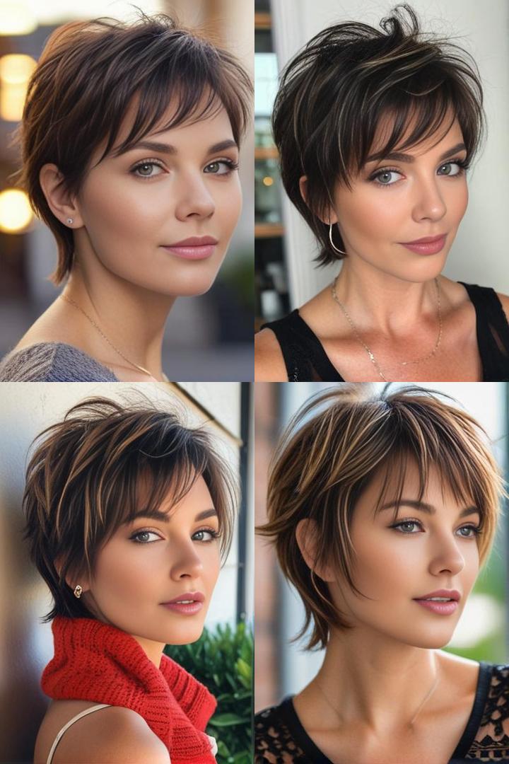 Chic Short Shag Hairstyle