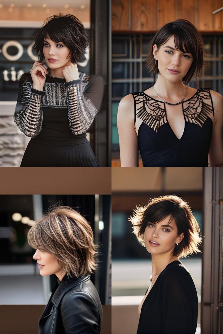 Short Shag Hairstyles Feathered Hair Inspiration