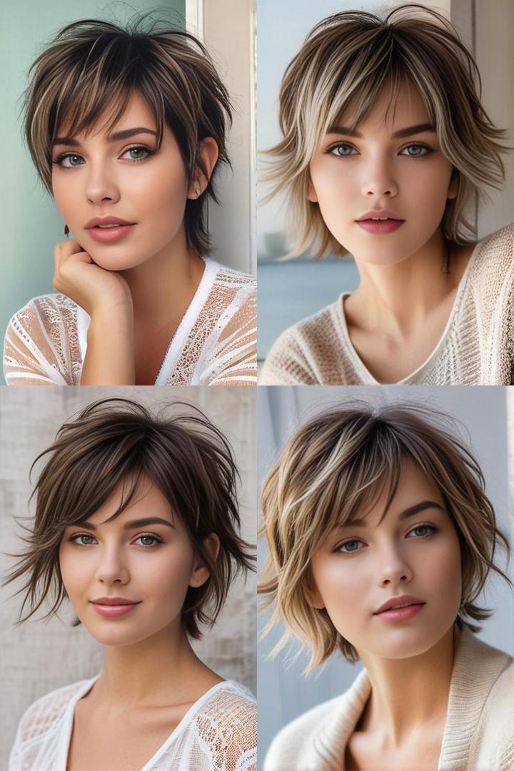 Stylish Short Shag Hairstyle