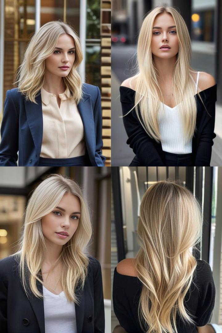 Long Blonde Layered Hairstyle for a Stunning Look