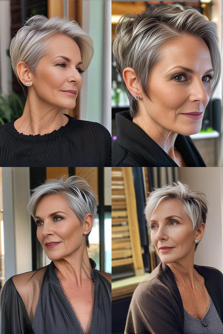 Stunning Long Pixie Hairstyles for Older Women Over 40